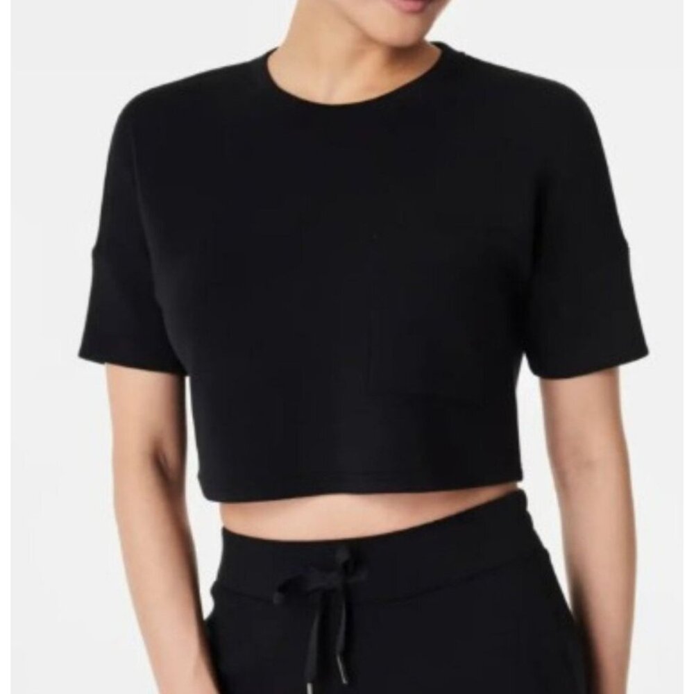 SPANX Black Crop Top